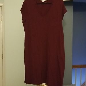 Gap L knee length t-shirt dress